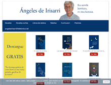 Tablet Screenshot of angelesdeirisarri.com